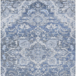 Homeroots 3' Durable Brown Beige Taupe Oriental Washable Area Rug For Indoor And Outdoor Spaces, 36" X 60" 5' X 8' Polyester 586391