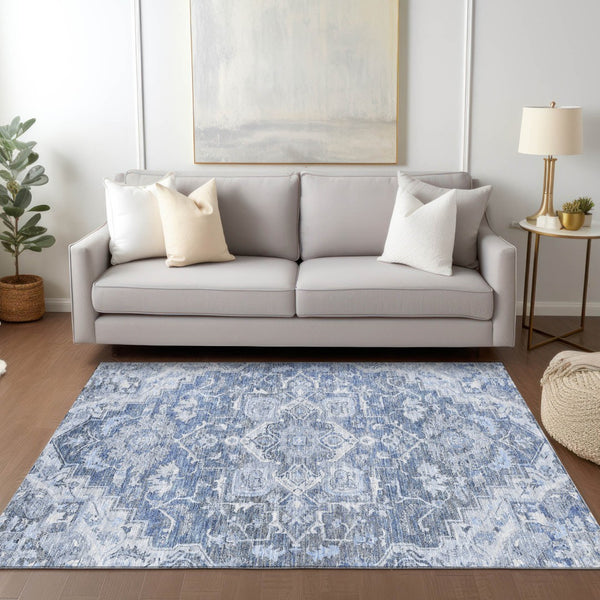 Homeroots 3' Durable Brown Beige Taupe Oriental Washable Area Rug For Indoor And Outdoor Spaces, 36" X 60" 8' X 10' Polyester 586393