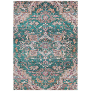 Homeroots 3' Durable Brown Beige Taupe Oriental Washable Area Rug For Indoor And Outdoor Spaces, 36" X 60" 10' X 14' Polyester 586401