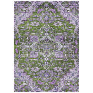 Homeroots 3' Durable Brown Beige Taupe Oriental Washable Area Rug For Indoor And Outdoor Spaces, 36" X 60" 5' X 8' Polyester 586409