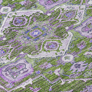 Homeroots 3' Durable Brown Beige Taupe Oriental Washable Area Rug For Indoor And Outdoor Spaces, 36" X 60" 8' Round Polyester 586410