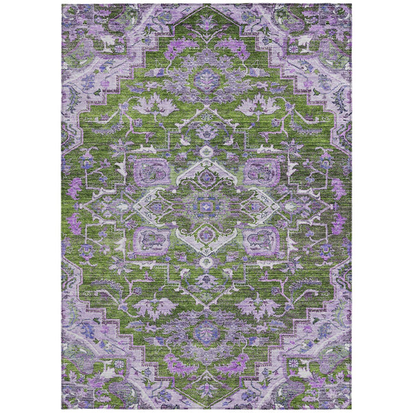 Homeroots 3' Durable Brown Beige Taupe Oriental Washable Area Rug For Indoor And Outdoor Spaces, 36" X 60" 8' X 10' Polyester 586411