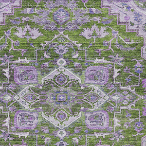 Homeroots 3' Durable Brown Beige Taupe Oriental Washable Area Rug For Indoor And Outdoor Spaces, 36" X 60" 9' X 12' Polyester 586412