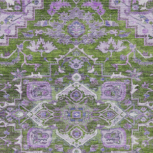 Homeroots 3' Durable Brown Beige Taupe Oriental Washable Area Rug For Indoor And Outdoor Spaces, 36" X 60" 10' X 14' Polyester 586413