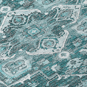 Homeroots 3' Durable Brown Beige Taupe Oriental Washable Area Rug For Indoor And Outdoor Spaces, 36" X 60" 8' X 10' Polyester 586417