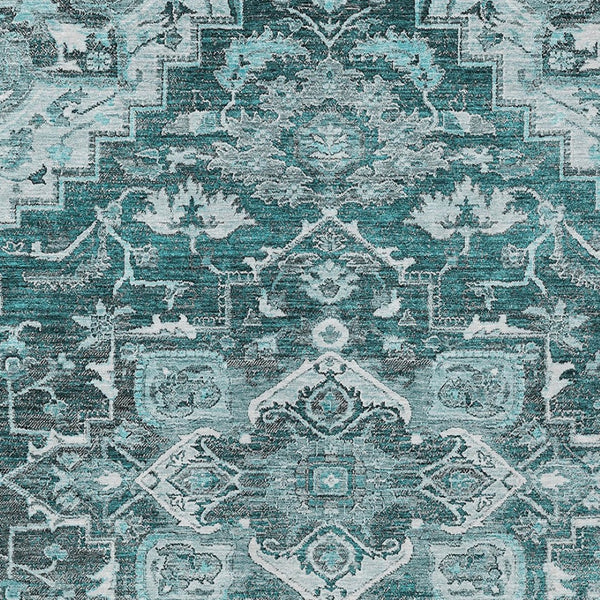 Homeroots 3' Durable Brown Beige Taupe Oriental Washable Area Rug For Indoor And Outdoor Spaces, 36" X 60" 9' X 12' Polyester 586418