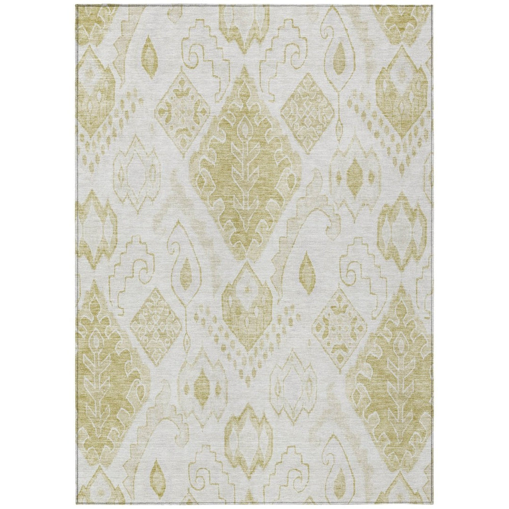 HomeRoots 5' Elegant Moroccan-Inspired Area Rug for Indoor and Outdoor Use - Washable, Durable, Stylish Decor 5' X 8' 586451