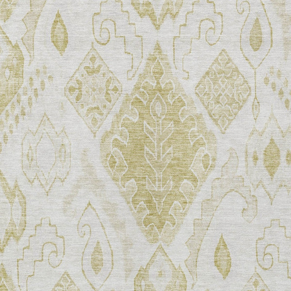 Homeroots 3' Inviting Artichoke Green Mint Ivory Moroccan Washable Area Rug For Indoor & Outdoor Spaces 9' X 12' Polyester 586454