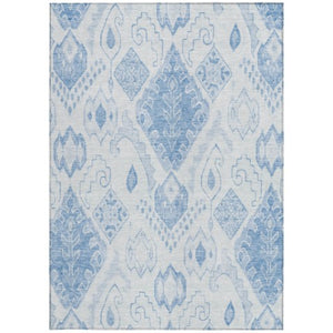 Homeroots 3' Inviting Artichoke Green Mint Ivory Moroccan Washable Area Rug For Indoor & Outdoor Spaces 3' X 5' Polyester 586456