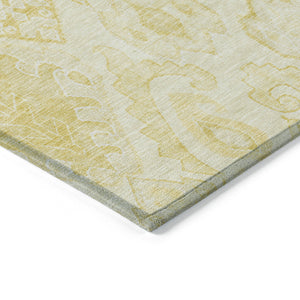 Homeroots 3' Inviting Artichoke Green Mint Ivory Moroccan Washable Area Rug For Indoor & Outdoor Spaces 8' X 10' Polyester 586465