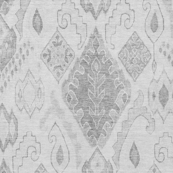 Homeroots 3' Inviting Artichoke Green Mint Ivory Moroccan Washable Area Rug For Indoor & Outdoor Spaces 8' X 10' Polyester 586477