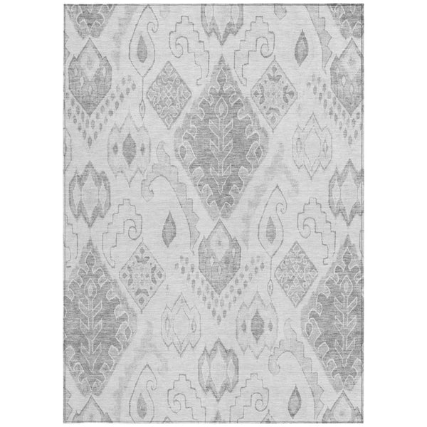 Homeroots 3' Inviting Artichoke Green Mint Ivory Moroccan Washable Area Rug For Indoor & Outdoor Spaces 9' X 12' Polyester 586478