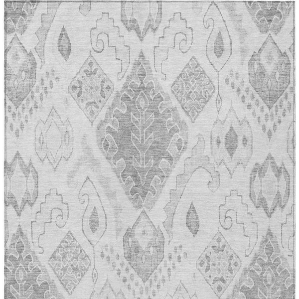 Homeroots 3' Inviting Artichoke Green Mint Ivory Moroccan Washable Area Rug For Indoor & Outdoor Spaces 9' X 12' Polyester 586478