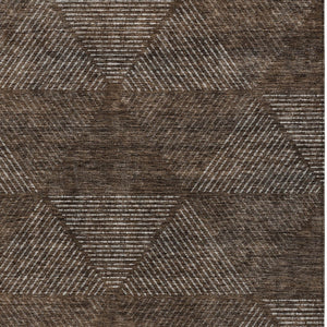 Homeroots 3' Geometric Washable Indoor Outdoor Area Rug In Artichoke And Fern Green For Stylish Spaces 3' X 5' Polyester 586492