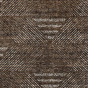 Homeroots 3' Geometric Washable Indoor Outdoor Area Rug In Artichoke And Fern Green For Stylish Spaces 5' X 8' Polyester 586493