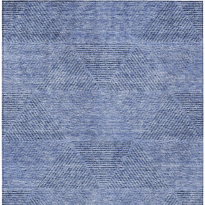 Homeroots 3' Geometric Washable Indoor Outdoor Area Rug In Artichoke And Fern Green For Stylish Spaces 9' X 12' Polyester 586502