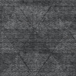 Homeroots 3' Geometric Washable Indoor Outdoor Area Rug In Artichoke And Fern Green For Stylish Spaces 3' X 5' Polyester 586504