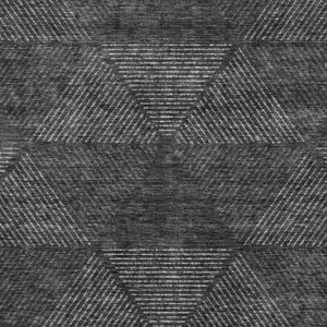 Homeroots 3' Geometric Washable Indoor Outdoor Area Rug In Artichoke And Fern Green For Stylish Spaces 10' X 14' Polyester 586509