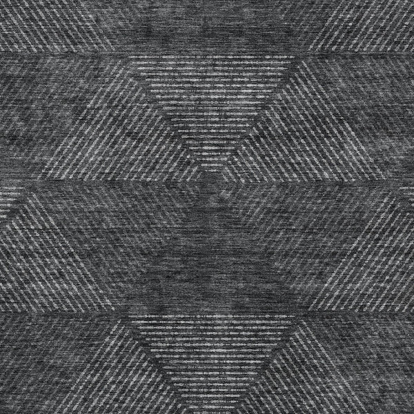 Homeroots 3' Geometric Washable Indoor Outdoor Area Rug In Artichoke And Fern Green For Stylish Spaces 10' X 14' Polyester 586509