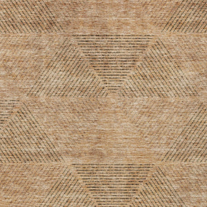 Homeroots 3' Geometric Washable Indoor Outdoor Area Rug In Artichoke And Fern Green For Stylish Spaces 8' X 10' Polyester 586513