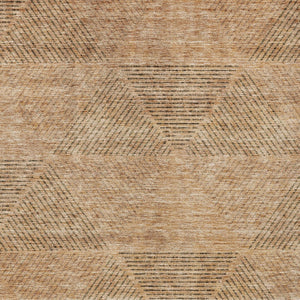 Homeroots 3' Geometric Washable Indoor Outdoor Area Rug In Artichoke And Fern Green For Stylish Spaces 9' X 12' Polyester 586514