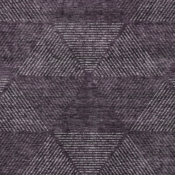 Homeroots 3' Geometric Washable Indoor Outdoor Area Rug In Artichoke And Fern Green For Stylish Spaces 5' X 8' Polyester 586517