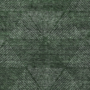 Homeroots 3' Geometric Washable Indoor Outdoor Area Rug In Artichoke And Fern Green For Stylish Spaces 9' X 12' Polyester 586526