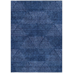 Homeroots 3' Geometric Washable Indoor Outdoor Area Rug In Artichoke And Fern Green For Stylish Spaces 9' X 12' Polyester 586532