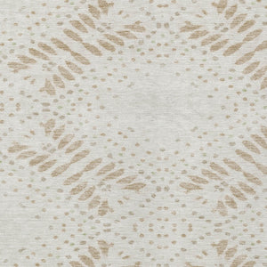 Homeroots 3' Artichoke Green And Fern Green Floral Washable Rug For Indoor And Outdoor Style And Comfort 5' X 8' Polyester 586565