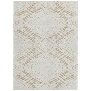 Homeroots 3' Artichoke Green And Fern Green Floral Washable Rug For Indoor And Outdoor Style And Comfort 9' X 12' Polyester 586568