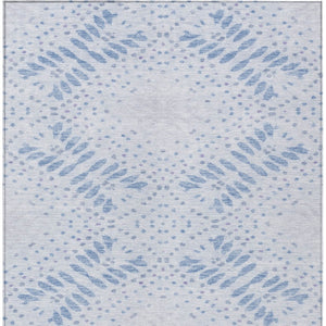 Homeroots 3' Artichoke Green And Fern Green Floral Washable Rug For Indoor And Outdoor Style And Comfort 10' X 14' Polyester 586575