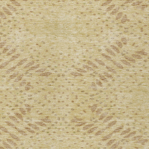 Homeroots 3' Artichoke Green And Fern Green Floral Washable Rug For Indoor And Outdoor Style And Comfort 5' X 8' Polyester 586577