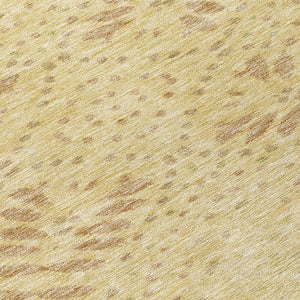 Homeroots 3' Artichoke Green And Fern Green Floral Washable Rug For Indoor And Outdoor Style And Comfort 8' Round Polyester 586578