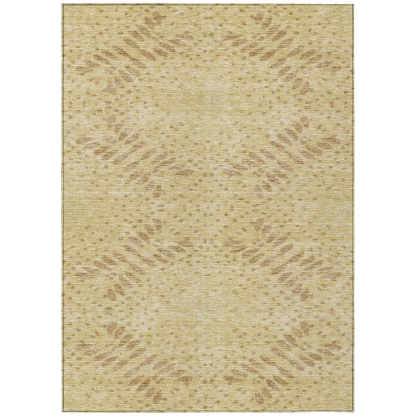 HomeRoots 9' Elegant Floral Washable Area Rug for Indoor and Outdoor Use - Durable, Stylish, Easy-Care Design 9' X 12' 586580