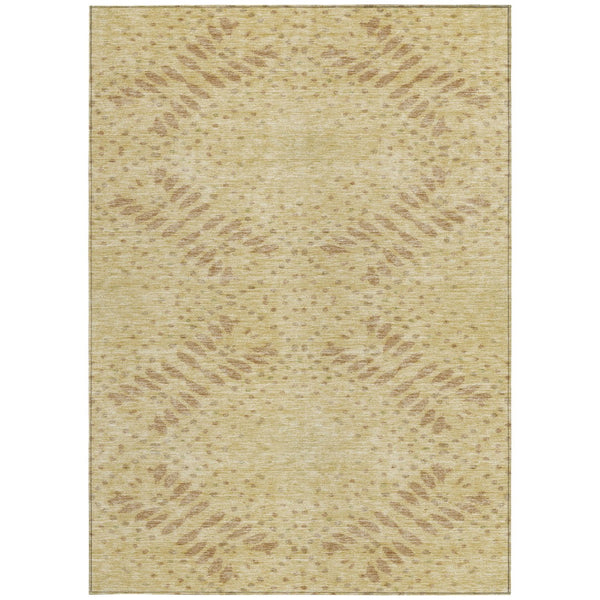 Homeroots 3' Artichoke Green And Fern Green Floral Washable Rug For Indoor And Outdoor Style And Comfort 10' X 14' Polyester 586581