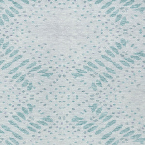 Homeroots 3' Artichoke Green And Fern Green Floral Washable Rug For Indoor And Outdoor Style And Comfort 5' X 8' Polyester 586589