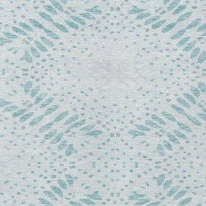 Homeroots 3' Artichoke Green And Fern Green Floral Washable Rug For Indoor And Outdoor Style And Comfort 8' X 10' Polyester 586591