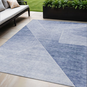 Homeroots 3' Beige Tan And Ivory Abstract Washable Rug - Perfect For Indoor And Outdoor Spaces, Durable & Stylish 5' X 8' Polyester 586601