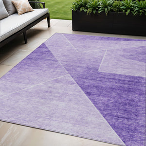 Homeroots 3' Beige Tan And Ivory Abstract Washable Rug - Perfect For Indoor And Outdoor Spaces, Durable & Stylish 5' X 8' Polyester 586613