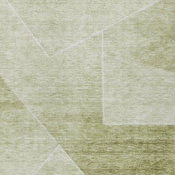 Homeroots 3' Beige Tan And Ivory Abstract Washable Rug - Perfect For Indoor And Outdoor Spaces, Durable & Stylish 5' X 8' Polyester 586619