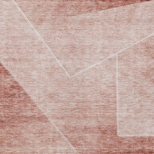 Homeroots 3' Beige Tan And Ivory Abstract Washable Rug - Perfect For Indoor And Outdoor Spaces, Durable & Stylish 8' X 10' Polyester 586627