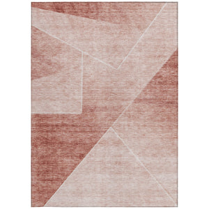 Homeroots 3' Beige Tan And Ivory Abstract Washable Rug - Perfect For Indoor And Outdoor Spaces, Durable & Stylish 9' X 12' Polyester 586628