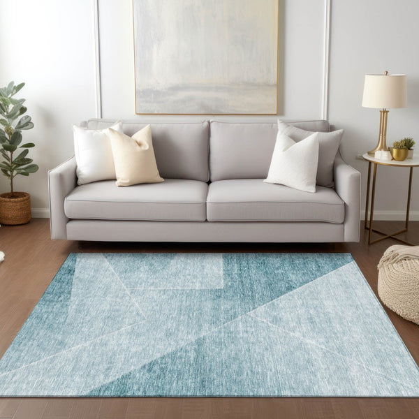 Homeroots 3' Beige Tan And Ivory Abstract Washable Rug - Perfect For Indoor And Outdoor Spaces, Durable & Stylish 3' X 5' Polyester 586630