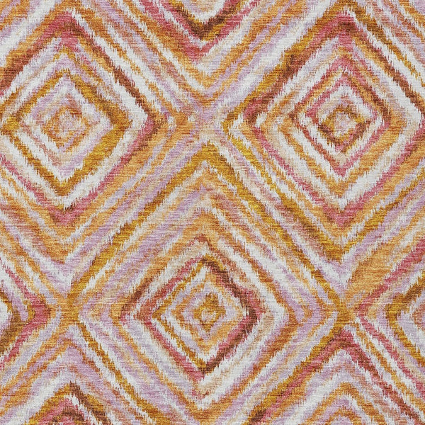 Homeroots 3' Stylish Denim Blue And Green Geometric Washable Area Rug For Indoor And Outdoor Elegance 8' X 10' Polyester 586651