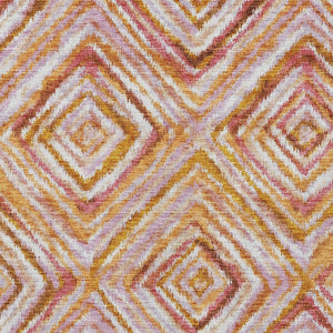 Homeroots 3' Stylish Denim Blue And Green Geometric Washable Area Rug For Indoor And Outdoor Elegance 9' X 12' Polyester 586652