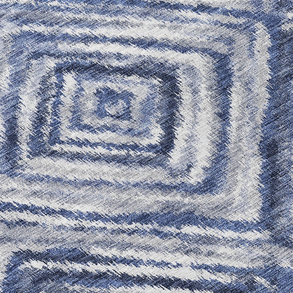 Homeroots 3' Artichoke Green And Sage Geometric Washable Indoor Outdoor Area Rug For Stylish Spaces 8' Round Polyester 586674