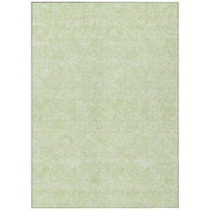 HomeRoots 5' Floral Area Rug in Artichoke & Mint Green – Washable, Indoor/Outdoor, Durable & Stylish Decor 8' X 10' 586699