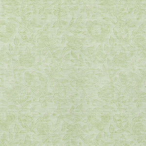 Homeroots 3' Floral Area Rug In Artichoke And Mint Green - Washable, Durable, Perfect For Indoor & Outdoor Use 8' X 10' Polyester 586699