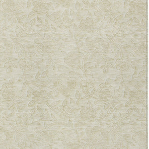 Homeroots 3' Floral Area Rug In Artichoke And Mint Green - Washable, Durable, Perfect For Indoor & Outdoor Use 9' X 12' Polyester 586706