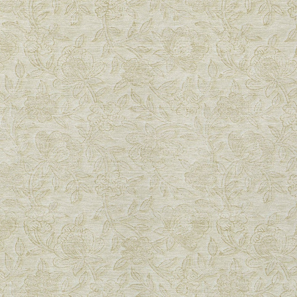 Homeroots 3' Floral Area Rug In Artichoke And Mint Green - Washable, Durable, Perfect For Indoor & Outdoor Use 10' X 14' Polyester 586707